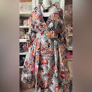 Colorful Graphic Print Dress